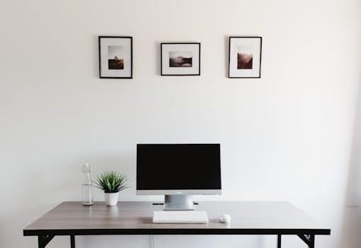 Image of a home office setup