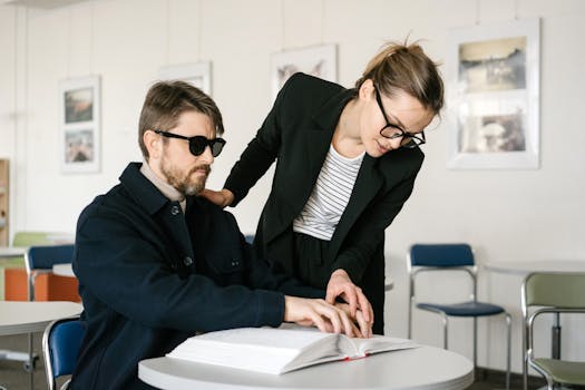 supportive mentor guiding a freelancer