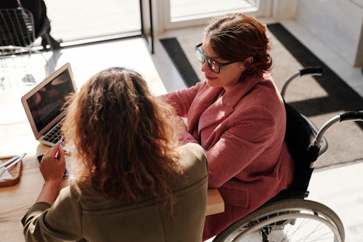 freelancer working at a cafe