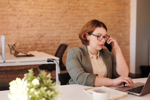 Freelancer using a mobile banking app